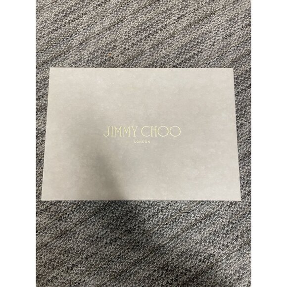 Jimmy Choo Faux Fur & Rhinestone Embellished Flats Size 37 Beige - Picture 8 of 8